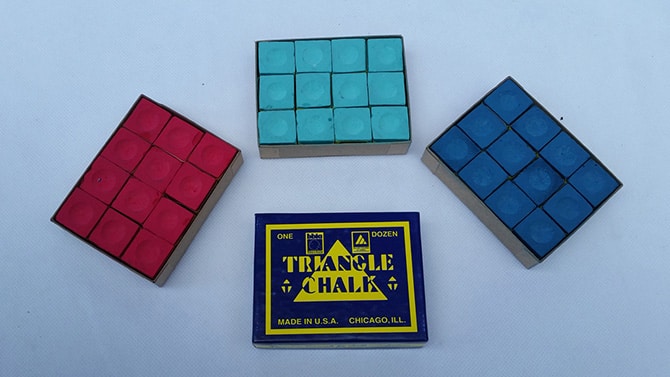 Pool table triangle chalk accessproes for sale