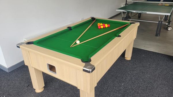 Pool table accessories supplied
