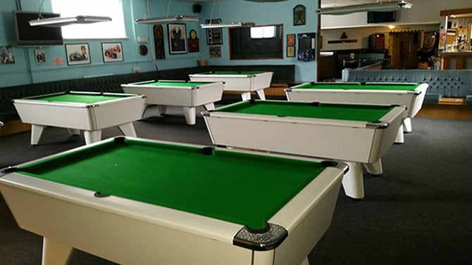 Pool table recovering services tournament cloth