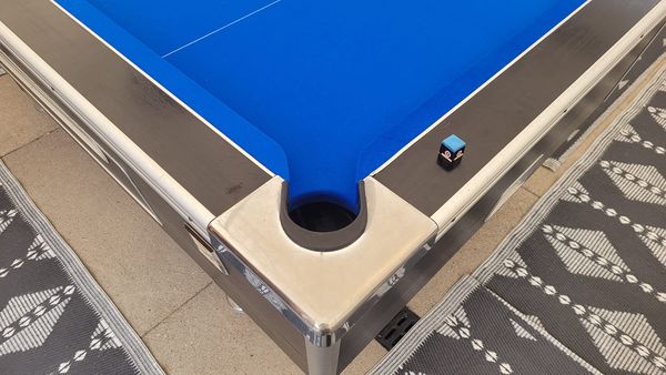 Blue pool chalk to match pool cloth