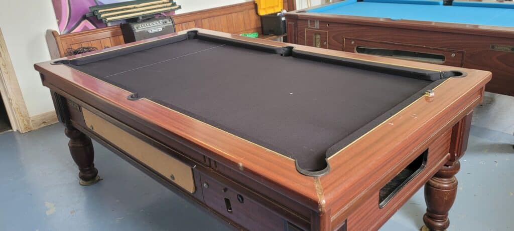 Fully transformed pool table new cushions