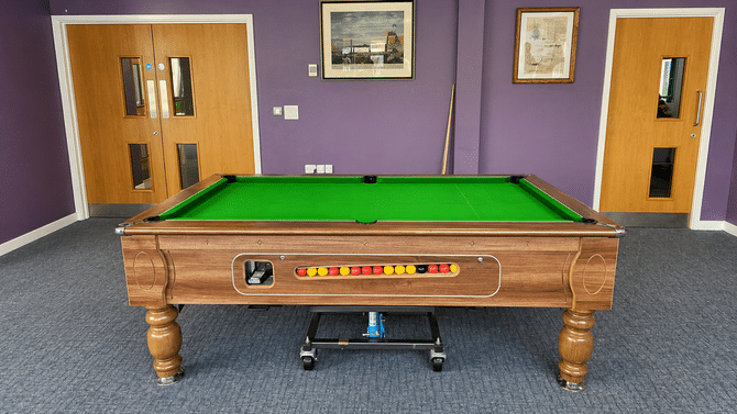 Coleford repeat customer green traditional cloth